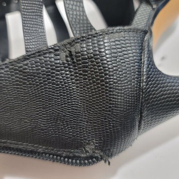 Steve Madden Women 5.5M Stiletto Heel Black Mobwife Whimsigoth‎ Officesiren Y2K - Picture 6 of 11